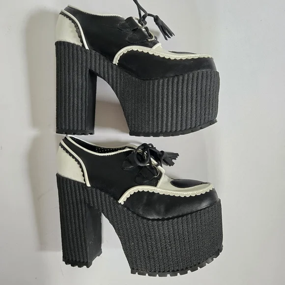 Sugar Baby laly black platform heels kawaii cosplay dolls kill sz 6 - Picture 5 of 9